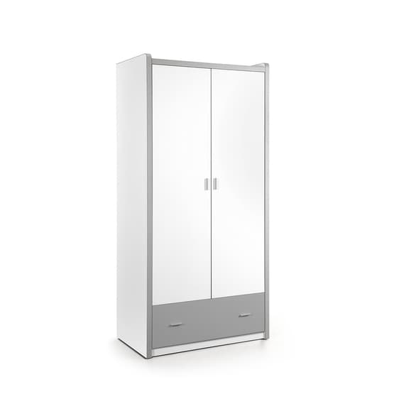 Garderob - Bonny 2 Dörrar - Silver