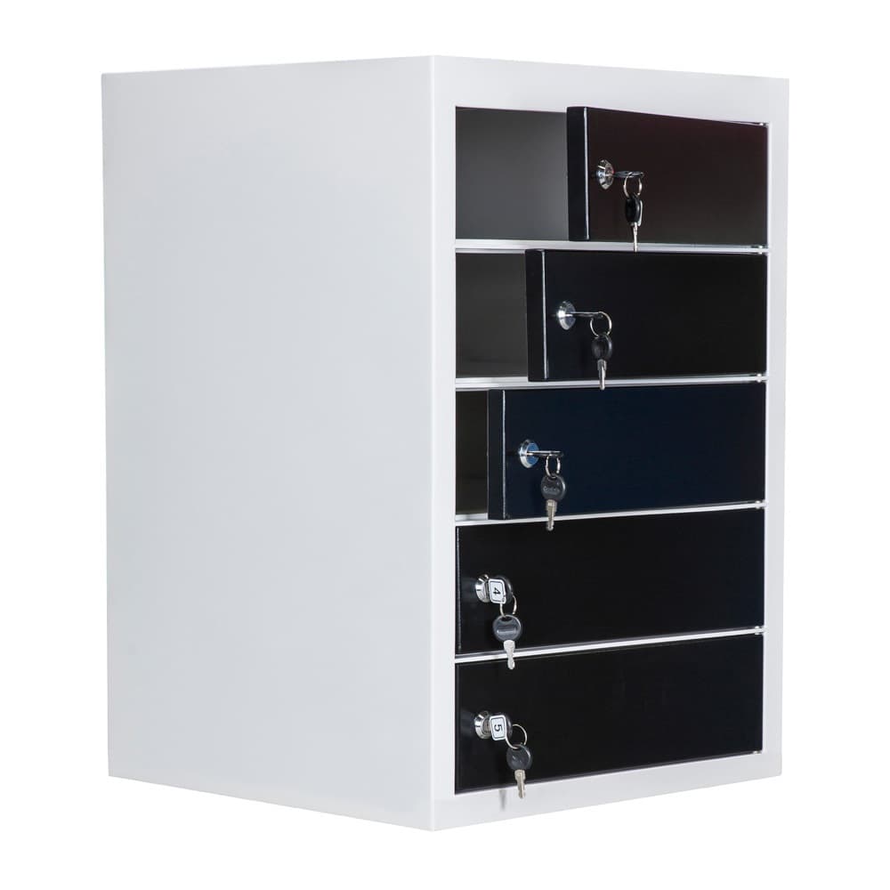 5-fack surfplatta och laptopskåp - Förvaring & laddning