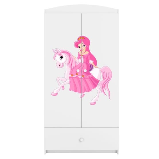 Garderob Babydreams Vit - Princess On Horse