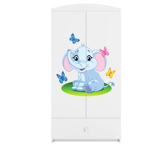 Garderob Babydreams Vit - Elephant