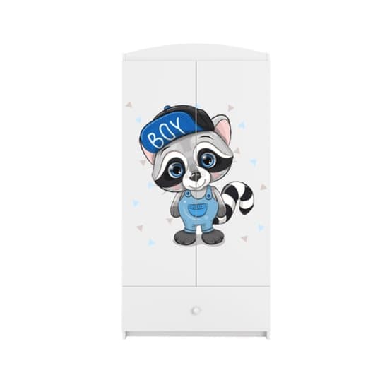 Garderob Babydreams Vit - Racoon