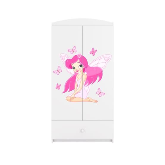 Garderob Babydreams Vit - Fairy With Butterflies