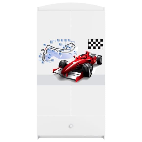 Garderobe Babydreams Hvid - Formel 1