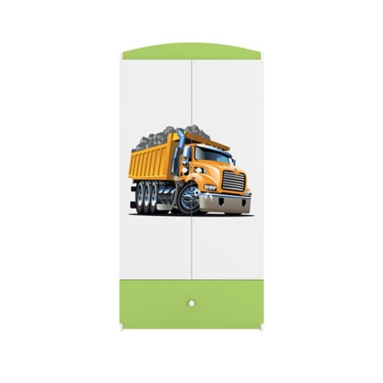 Garderob Babydreams Grön - Truck