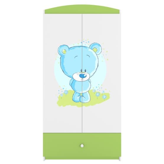 Garderobe Babydreams Grøn - Blå - Bjørn