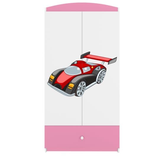 Garderob Babydreams Rosa - Racing Car