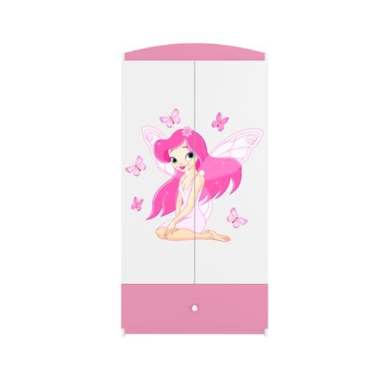 Garderob Babydreams Rosa - keiju perhosilla
