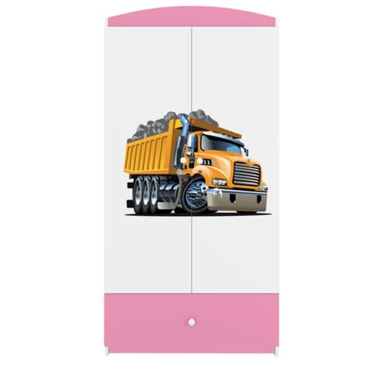 Garderob Babydreams Rosa - Truck