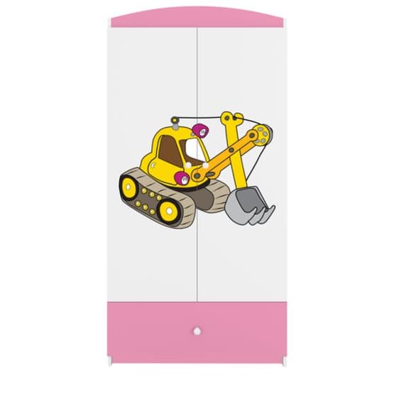 Garderob Babydreams Rosa - Digger