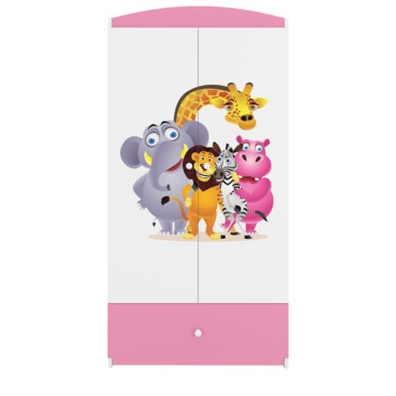 Garderob Babydreams Rosa - Zoo