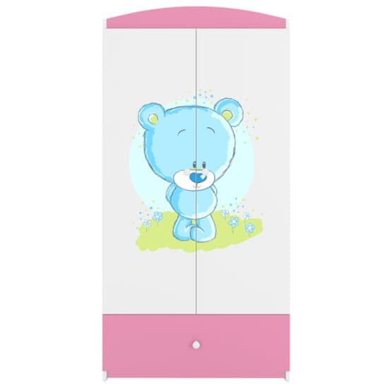 Garderob Babydreams Rosa - Blå - Bear
