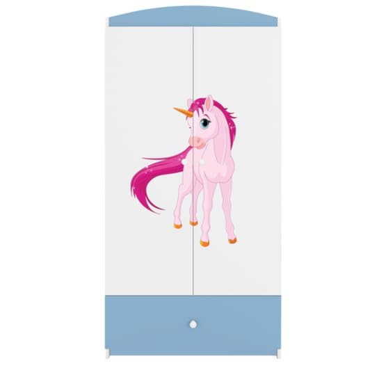 Garderob Babydreams Blå - Unicorn