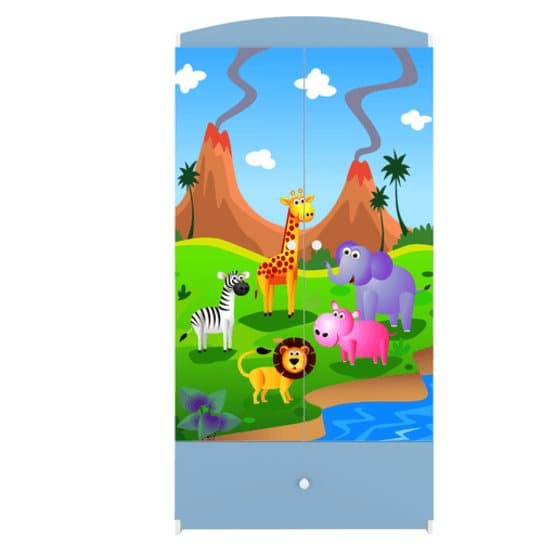 Vaatekaappi Babydreams Blue - Safari