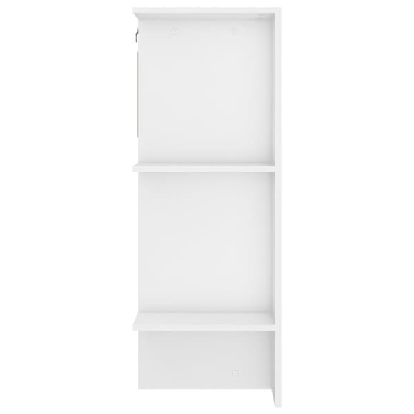 vidaXL Gangskap hvit 97,5x37x99 cm konstruert tre