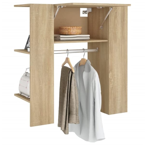 vidaXL Hallskåp sonoma-ek 97,5x37x99 cm konstruerat trä