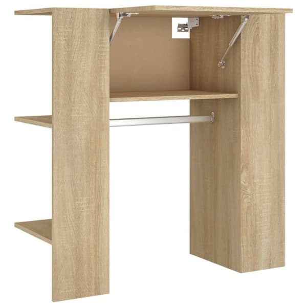 vidaXL Hallskåp sonoma-ek 97,5x37x99 cm konstruerat trä