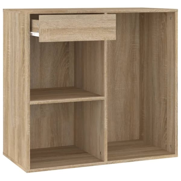 vidaXL Sminkeskap sonoma eik 80x40x75 cm konstruert tre