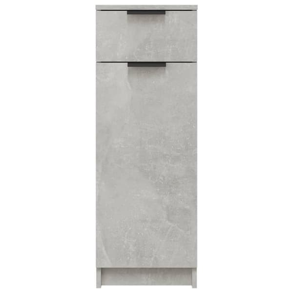 vidaXL Baderomsskap betonggrå 32x34x90 cm konstruert tre
