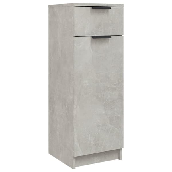 vidaXL Baderomsskap betonggrå 32x34x90 cm konstruert tre
