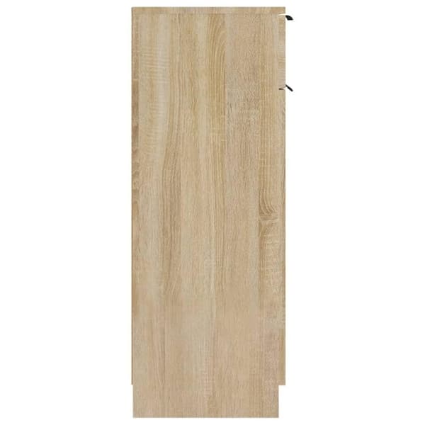 vidaXL Baderomsskap sonoma eik 32x34x90 cm konstruert tre