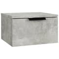Miniatyrbilde 4 av 11: vidaXL Veggmonterte nattbord 2 stk betonggrå 34x30x20 cm