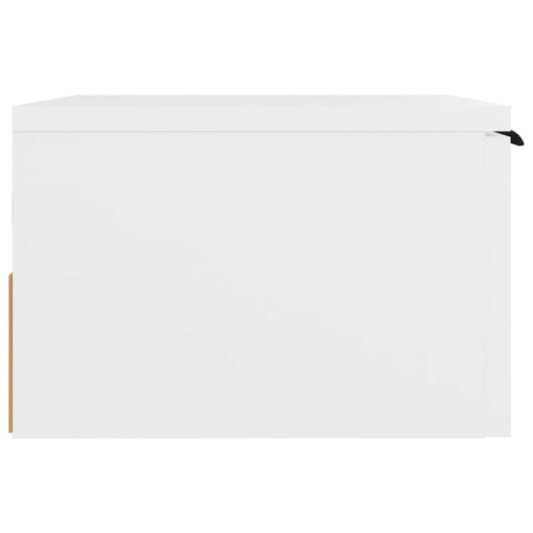 vidaXL Veggmontert nattbord 2 stk hvit 34x30x20 cm
