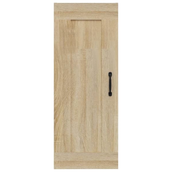 vidaXL Veggskap sonoma eik 35x34x90 cm konstruert tre