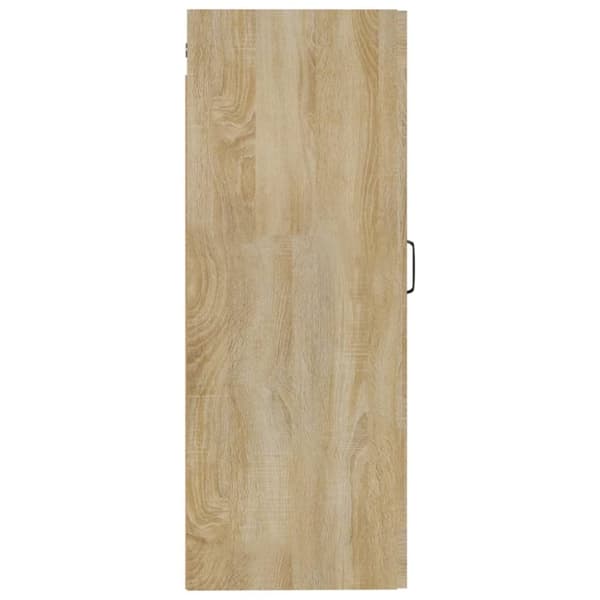 vidaXL Veggskap sonoma eik 35x34x90 cm konstruert tre