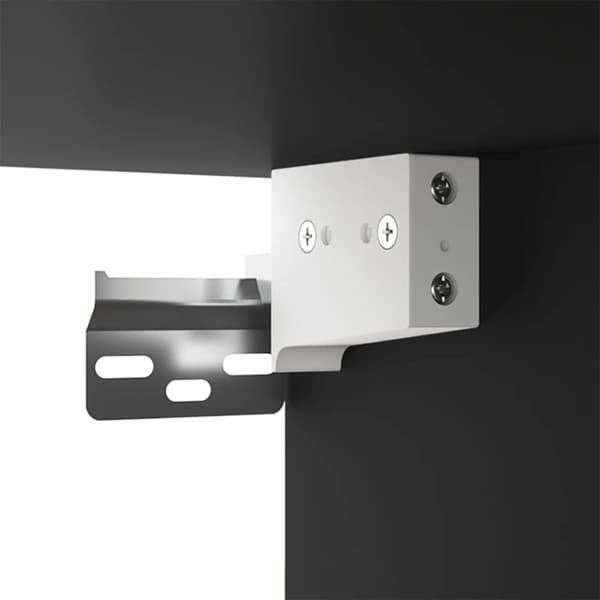vidaXL Veggskap svart 60x30x60 cm konstruert tre
