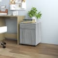 Miniatyrbilde 9 av 9: vidaXL Rulleskap grå sonoma 45x38x54 cm konstruert tre