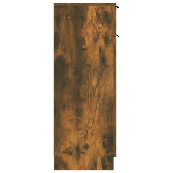vidaXL Baderomsskap røkt eik 32x34x90 cm konstruert tre