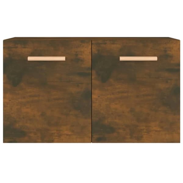 vidaXL Veggskap røkt eik 60x36,5x35 cm konstruert tre