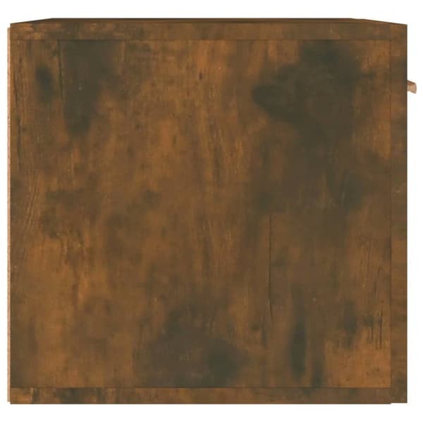 vidaXL Veggskap røkt eik 60x36,5x35 cm konstruert tre