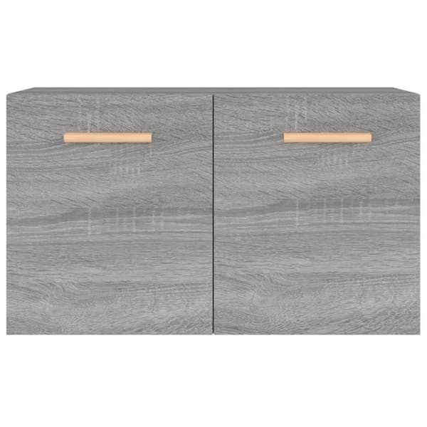 vidaXL Veggskap grå sonoma 60x36,5x35 cm konstruert tre