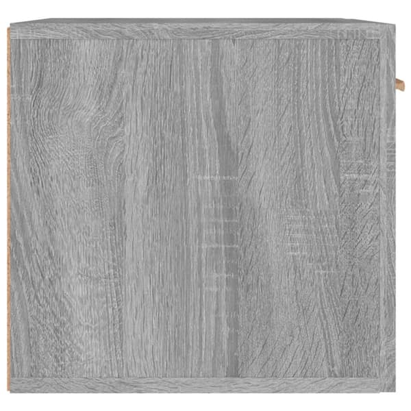 vidaXL Veggskap grå sonoma 60x36,5x35 cm konstruert tre
