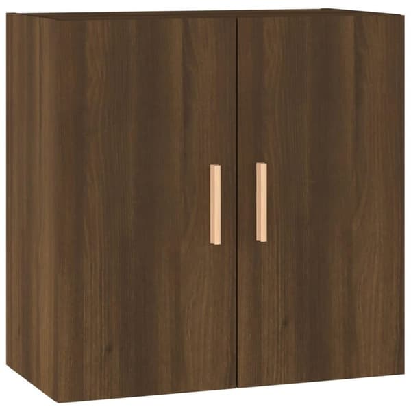 vidaXL Veggskap brun eik 60x30x60 cm konstruert tre