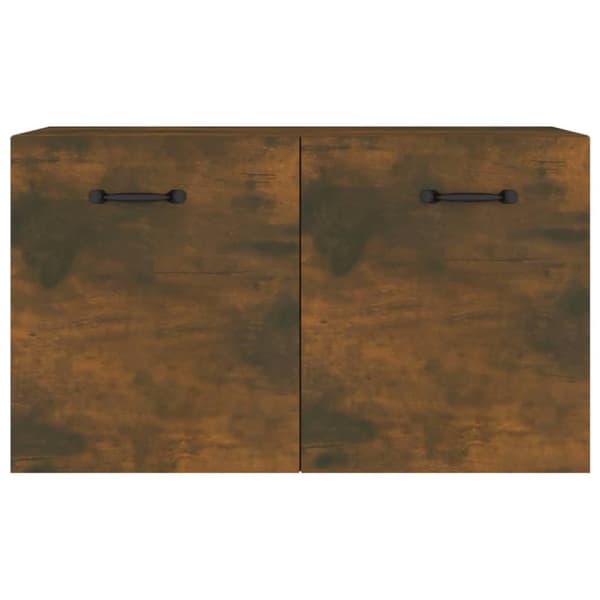vidaXL Veggskap røkt eik 60x36,5x35 cm konstruert tre