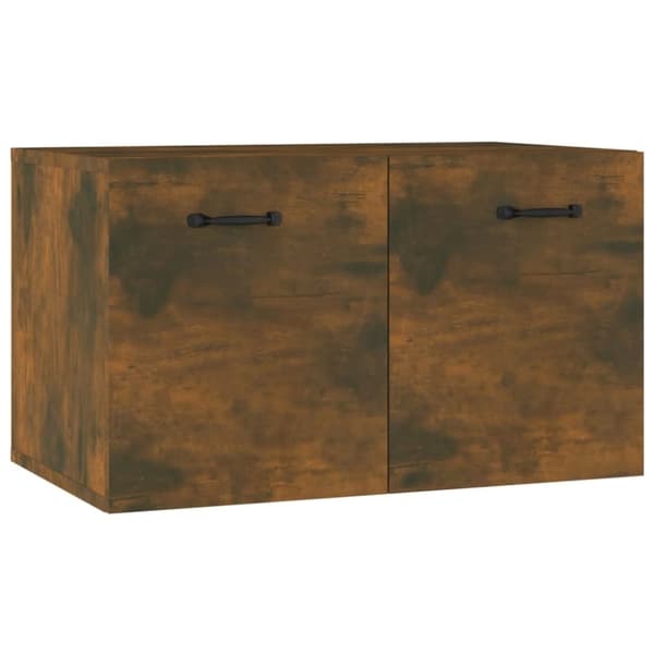 vidaXL Veggskap røkt eik 60x36,5x35 cm konstruert tre