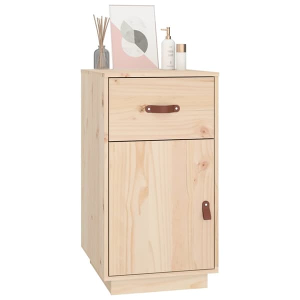 vidaXL Skrivbordsskåp 40x50x75 cm massiv furu
