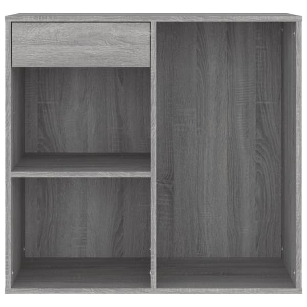 vidaXL Sminkeskap grå sonoma 80x40x75 cm konstruert tre