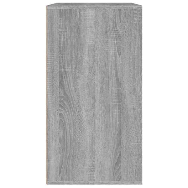 vidaXL Sminkeskap grå sonoma 80x40x75 cm konstruert tre