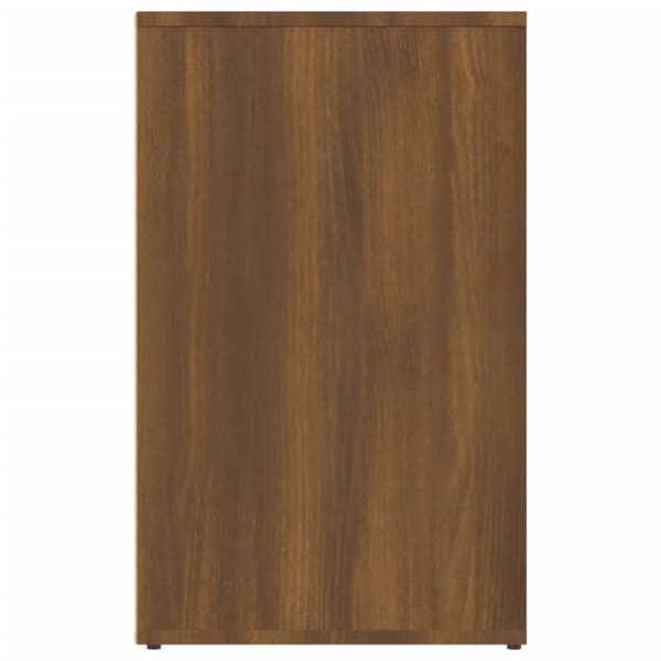 vidaXL Klädskåp brun ek 80x40x65 cm konstruerat trä