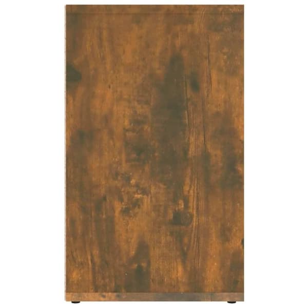 vidaXL Skoskap 2 stk røkt eik 52,5x30x50 cm