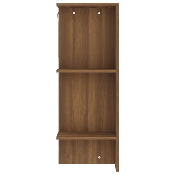 vidaXL Hallskåp brun ek 97,5x37x99 cm konstruerat trä