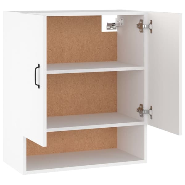 vidaXL vægskab 60x31x70 cm konstrueret træ hvid