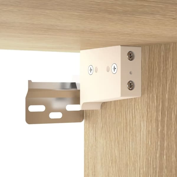 vidaXL vægskab 60x31x70 cm konstrueret træ sonoma-eg