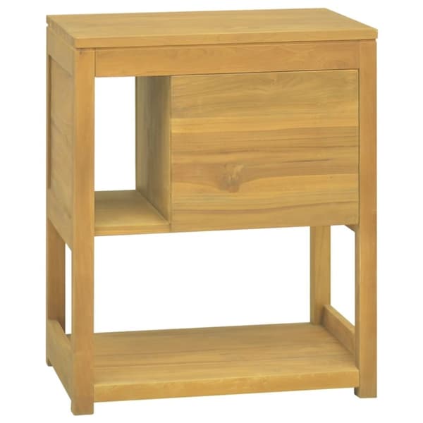 vidaXL Baderomsskap 60x40x75 cm heltre teak
