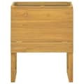 Miniatyrbilde 3 av 9: vidaXL Baderomsskap 60x40x75 cm heltre teak