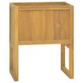 Miniatyrbilde 5 av 9: vidaXL Baderomsskap 60x40x75 cm heltre teak