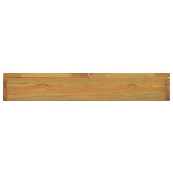 vidaXL Spegelskåp 60x10x40 cm massiv teak